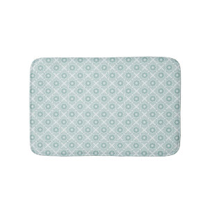 Tangled Lattice Pattern Bath Mat
