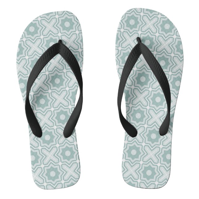Tangled Lattice Pattern Jandals (Footbed)