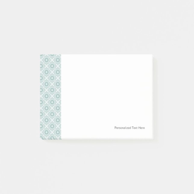 Tangled Lattice Pattern Post-it Notes (Front)