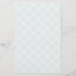 Tangled Lattice Pattern Stationery