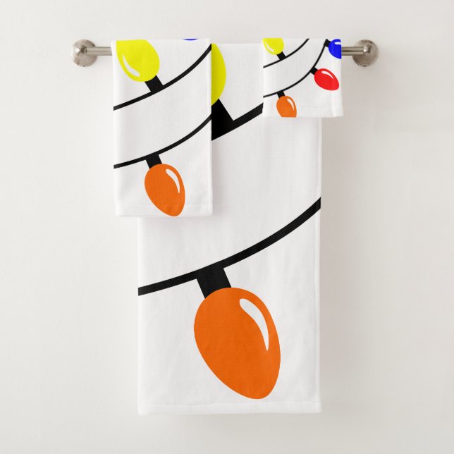 Tangled Lights Bath Towel Set (Insitu)