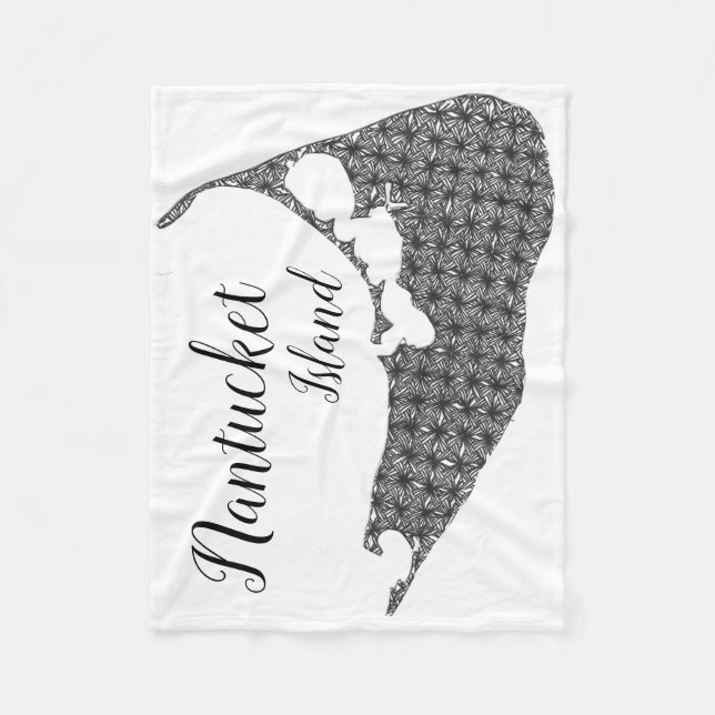 Tangled Nantucket Island Fleece Blanket (Front)