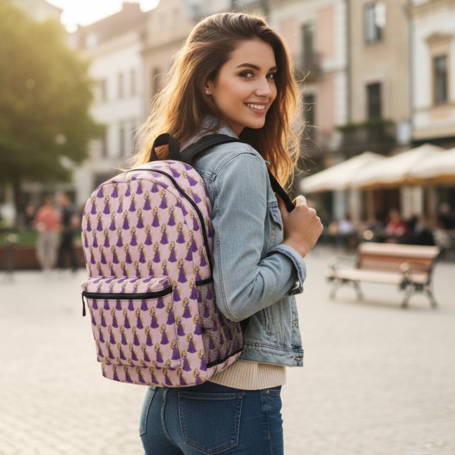 Tangled Printed Backpack (Creator Uploaded)