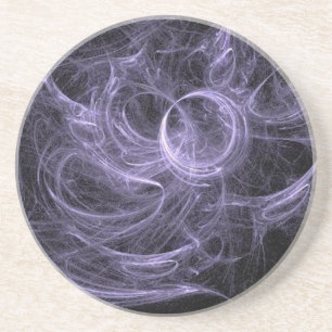 Tangled Purple Swirls Coaster