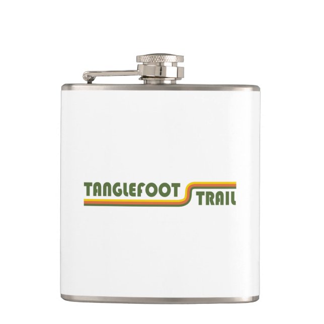 Tanglefoot Trail Hip Flask (Front)