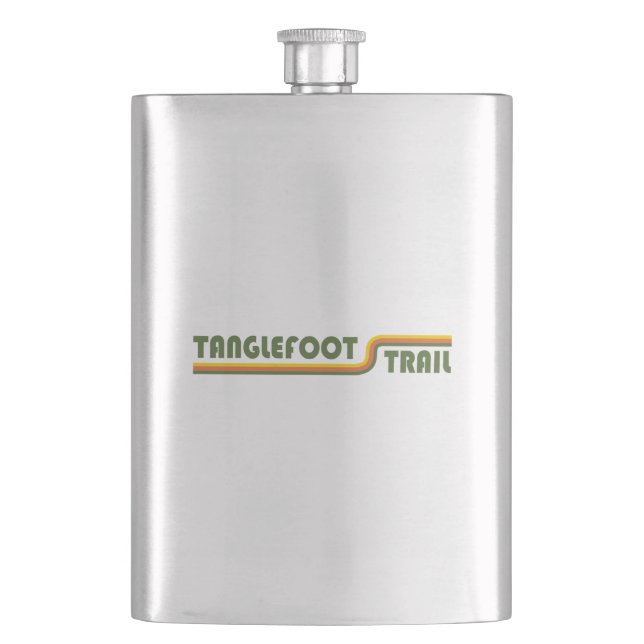 Tanglefoot Trail Hip Flask (Front)