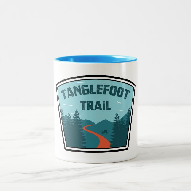 Tanglefoot Trail Two-Tone Coffee Mug (Center)