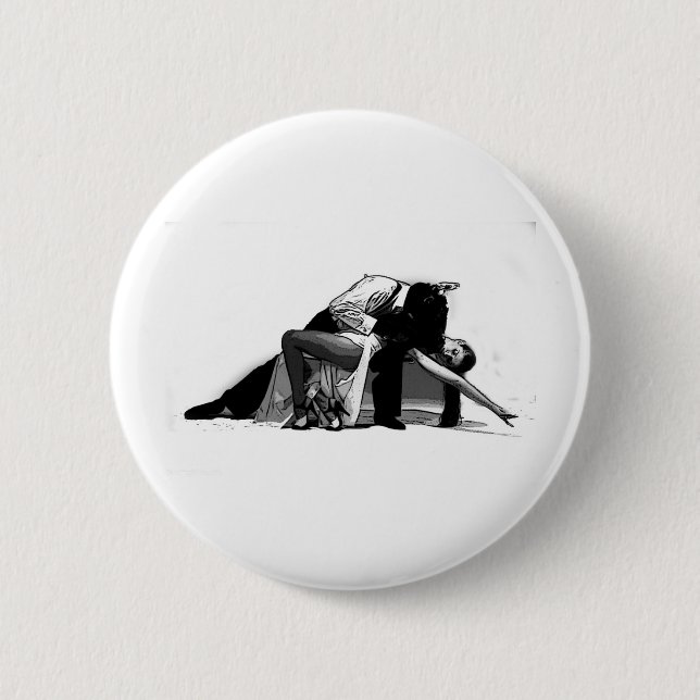 TANGO ADDICTION 6 CM ROUND BADGE (Front)