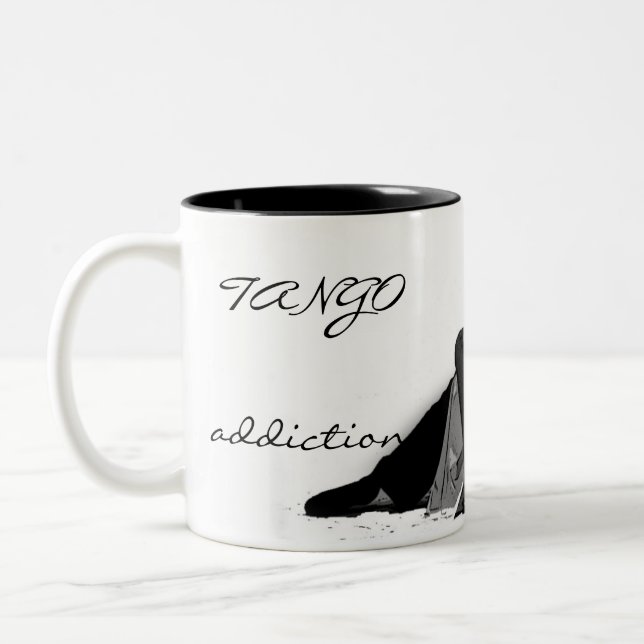 TANGO ADDICTION Two-Tone COFFEE MUG (Left)
