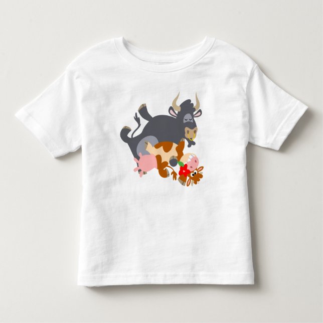 Tango!! (cartoon bull and cow) children T-shirt (Front)