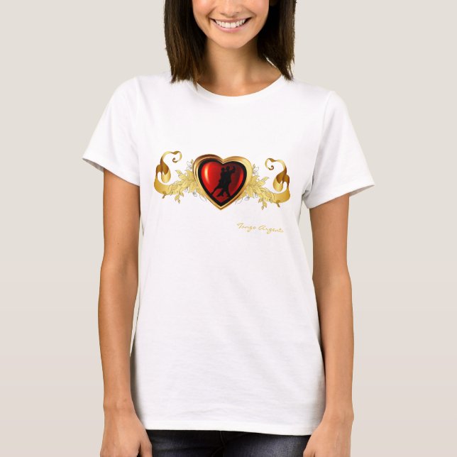 Tango Christmas gold T-Shirt (Front)