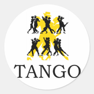 TANGO CLASSIC ROUND STICKER
