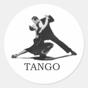 TANGO CLASSIC ROUND STICKER