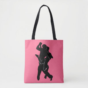 Tango Couple Pink Tote Bag - Your Colours