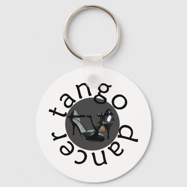 Tango Dance cool design! Key Ring (Front)