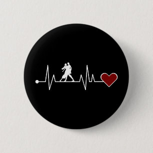 Tango Dance Couple Dancing Heartbeat gift 6 Cm Round Badge