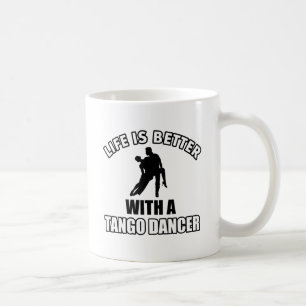 Tango dance designs coffee mug