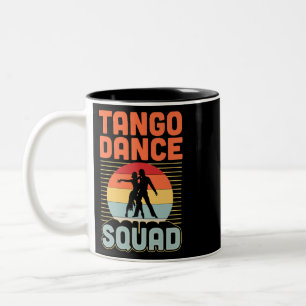 Tango Dance Squad Matching Tango Dance School Grou Two-Tone Coffee Mug