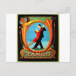 Tango Dancer Postcard