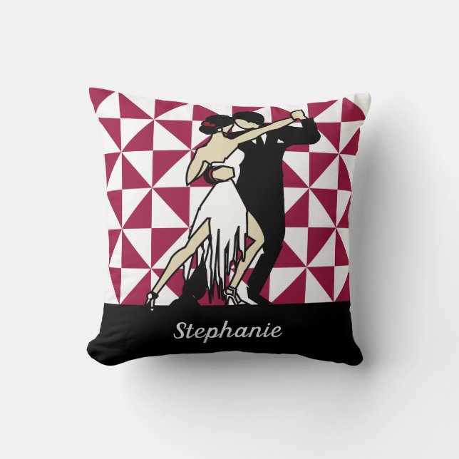 Tango Dancers Cushion (Front)