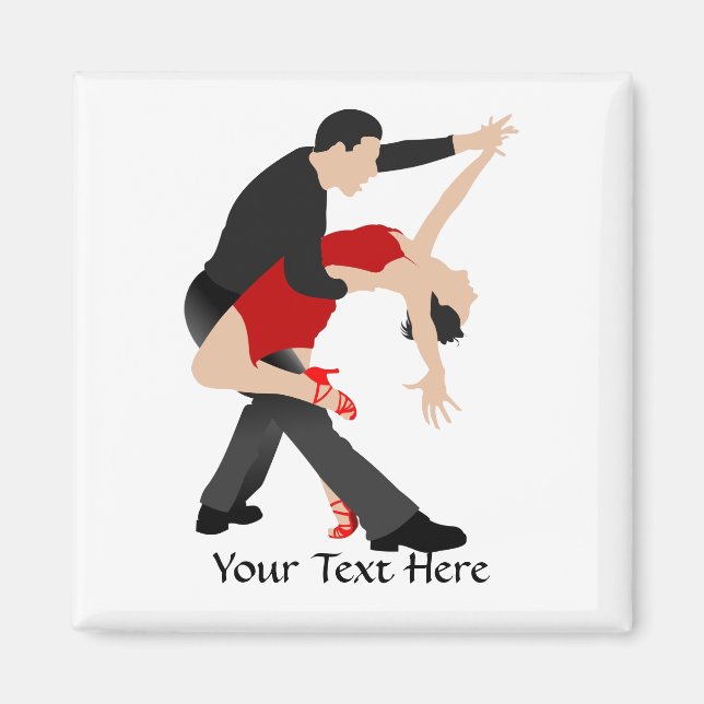 Tango Dancers (customised) Magnet (Front)