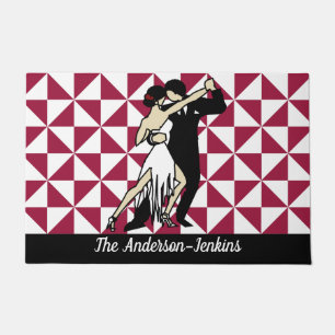 Tango Dancers Doormat
