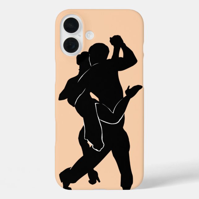 Tango Dancers iPhone Case - Choose Colours (Back)