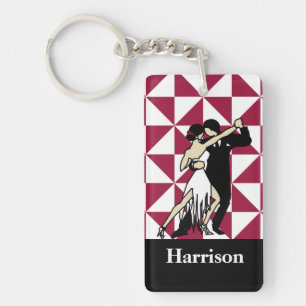 Tango Dancers Key Ring