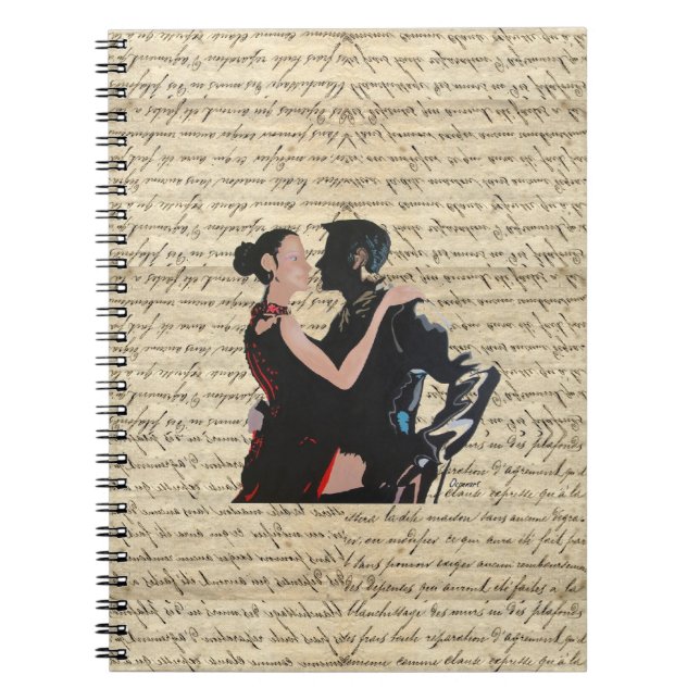 Tango dancers notebook (Front)