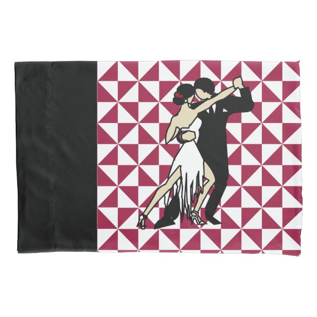 Tango Dancers Pillowcase (Front-Left)