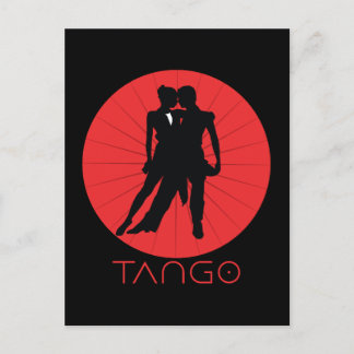 Tango Dancers Postcard