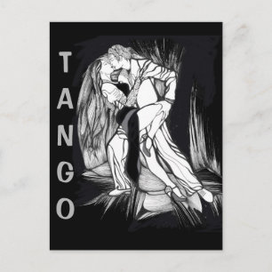 Tango Dancers Postcard