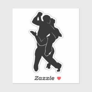 Tango Dancers Sticker