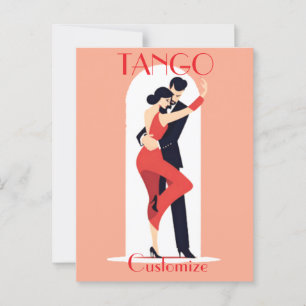 Tango Dancers Thunder_Cove Postcard