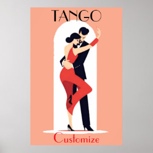 Tango Dancers Thunder_Cove Poster