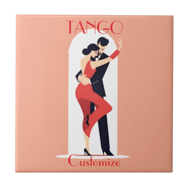 Tango Dancers Thunder_Cove Tile (Front)