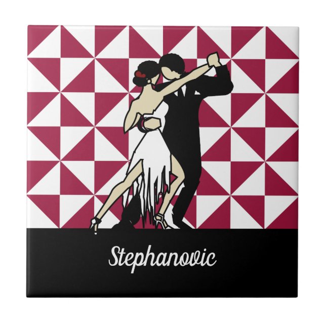 Tango Dancers Tile (Front)