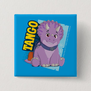 Tango   Dino Ranch 15 Cm Square Badge