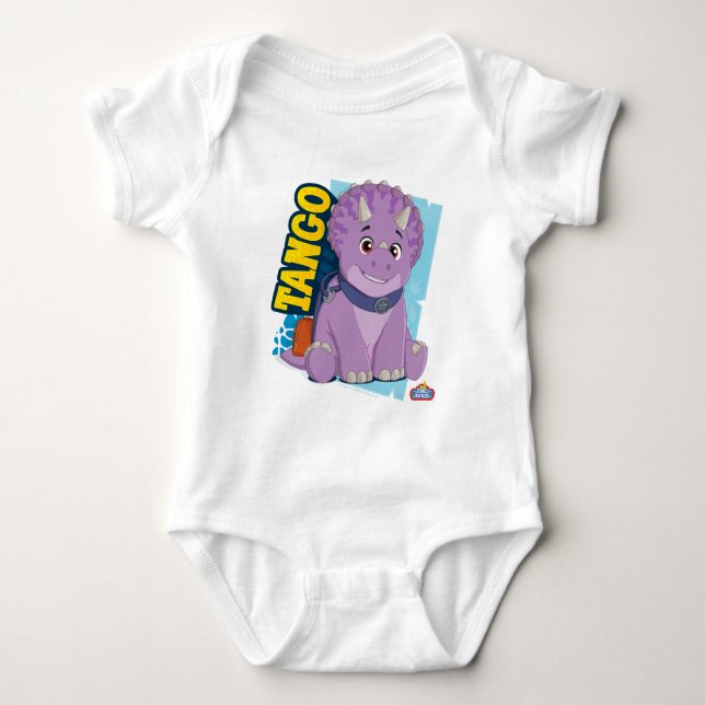 Tango | Dino Ranch Baby Bodysuit (Front)