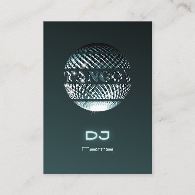 Tango DJ Business Card (Front)