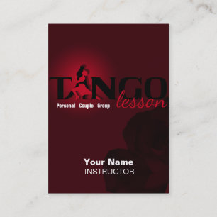 Tango Lesson - Business-, Schedule-, Profile Card