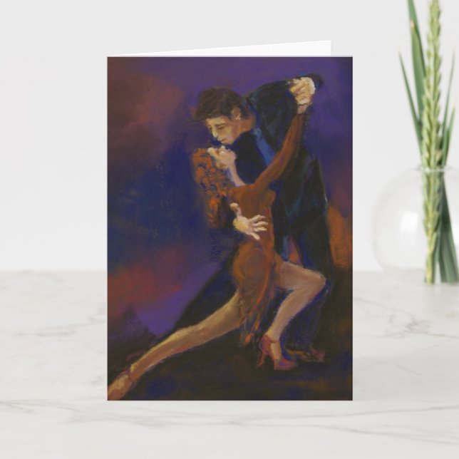 Tango of Souls Fine Art Greeting Card Maureen A. G (Front)