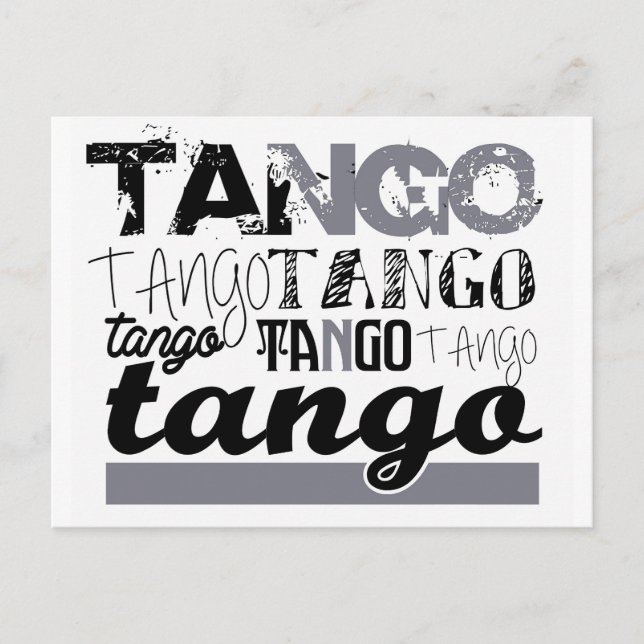 Tango Postcard (Front)