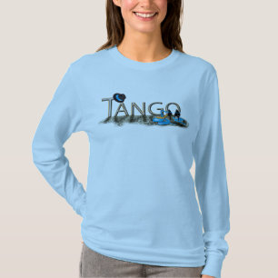 Tango shoes and hat with floor T-Shirt