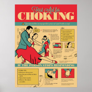 Tango Themed Choking Victim Poster