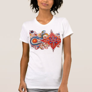 Tangram Design by: RokCloneDesigns Multicolored T T-Shirt