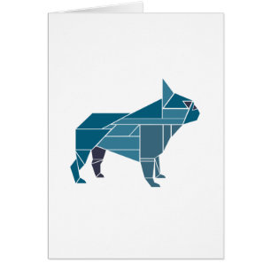 Tangram Frenchie, Blue