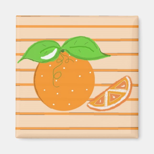Tangy Oranges Magnet (Front)