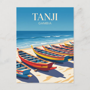 Tanji Fishing Village Gambia Postcard