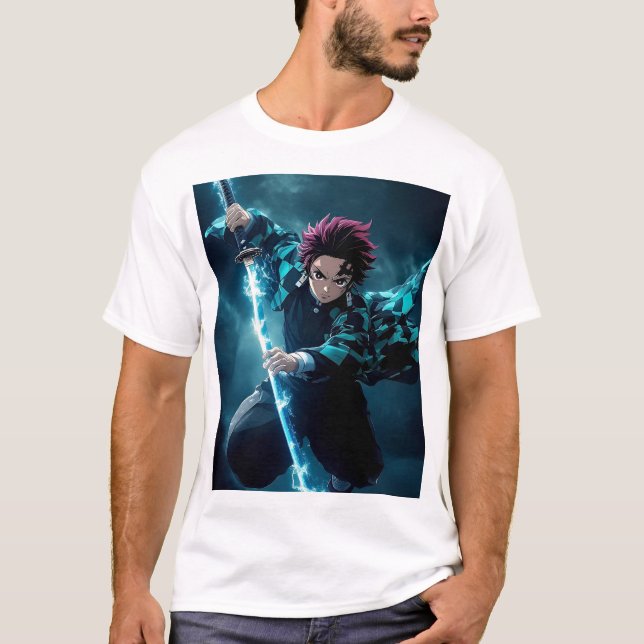 Tanjiro anime manga  T-Shirt (Front)